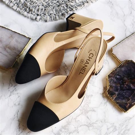 chanel shoes slingbacks.